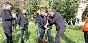 Kırklareli'de 24 Kasım Öğretmenler Günü'nde Fidan Dikimi