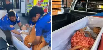 Ölü zannedilen yaşlı kadın krematoryuma gönderilmek üzereyken canlandı