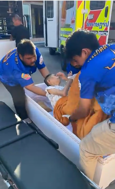 The elderly woman, who was thought to be dead, came back to life just before being sent for cremation