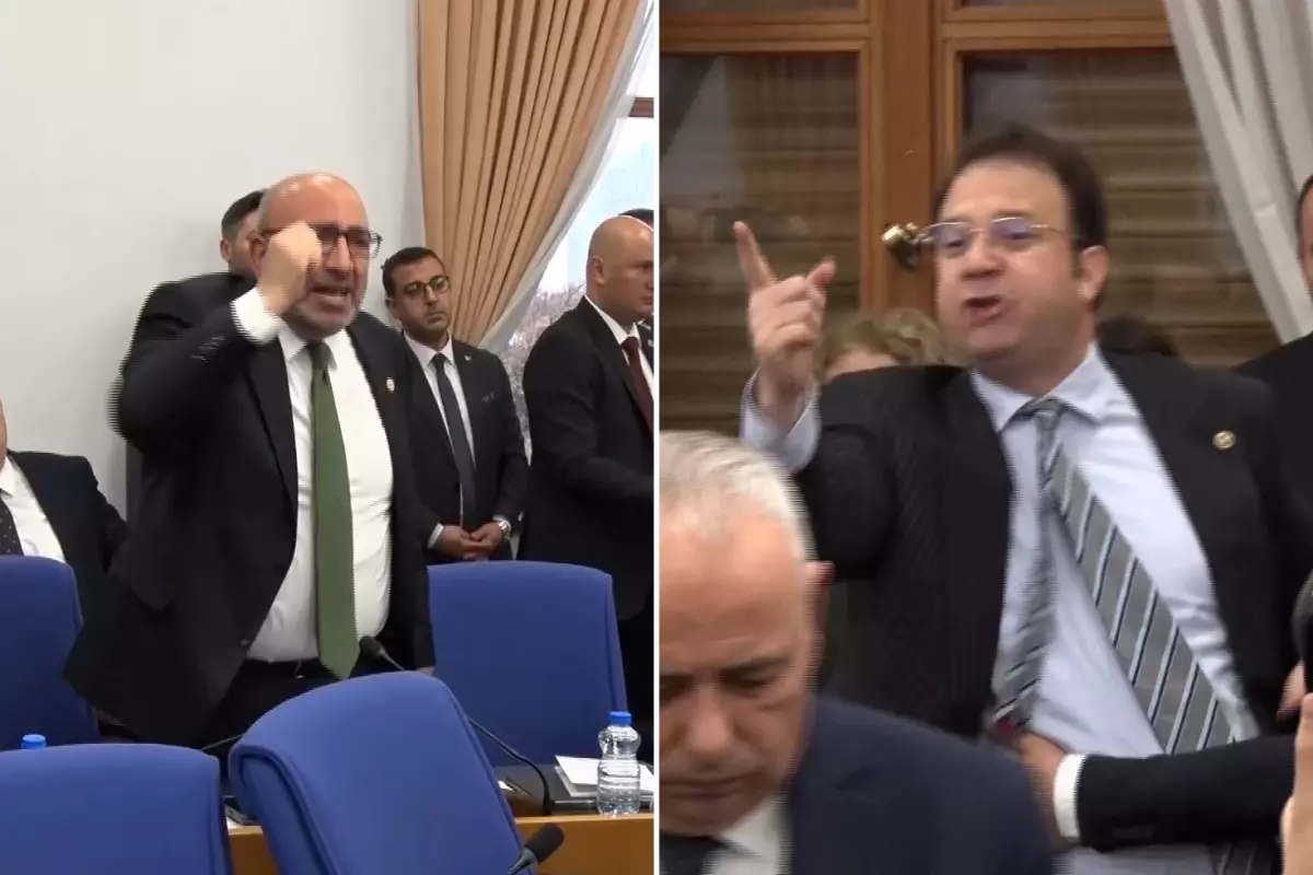 TBMM Plan ve Bütçe görüşmelerinde tartışma çıktı! CHP'li vekilin üzerine yürüdü