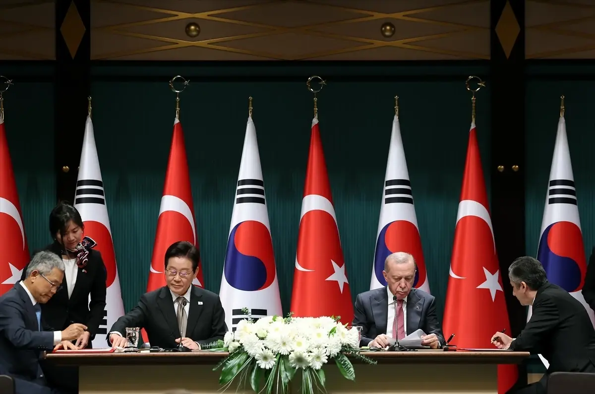Türkiye ile Güney Kore arasında 3 anlaşma imzalandı