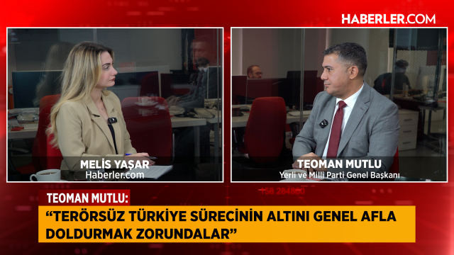 President of the National and Local Party Teoman Mutlu: I find it beneficial to discuss with Öcalan