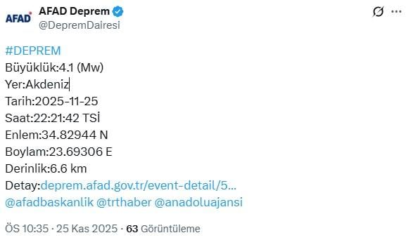 akdeniz de 4 1 buyukluunde deprem 19292584 819 m