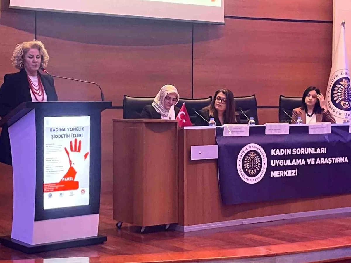 Kadına Yönelik Şiddetle Mücadele Paneli Erzurum'da Gerçekleşti