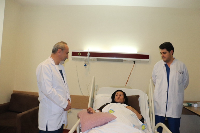 15 kilograms of tumor was removed from the patient's abdomen