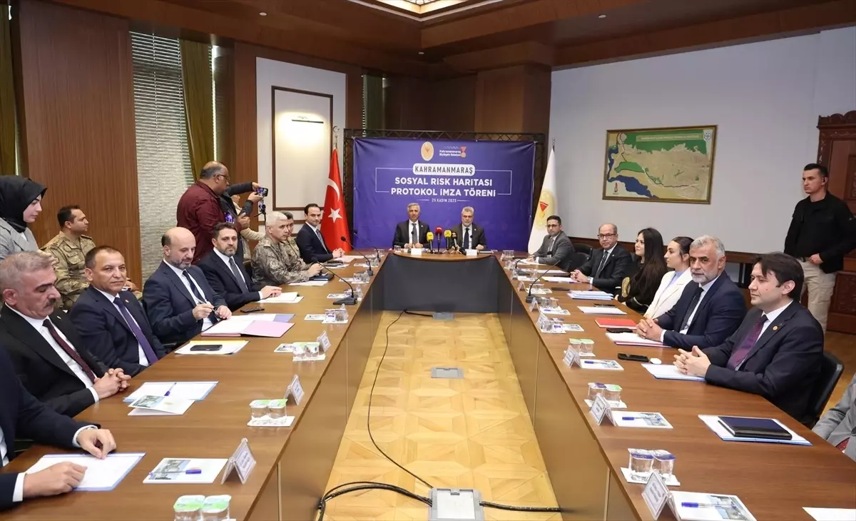 Kahramanmaraş'ta Sosyal Risk Haritası Protokolü İmzalandı