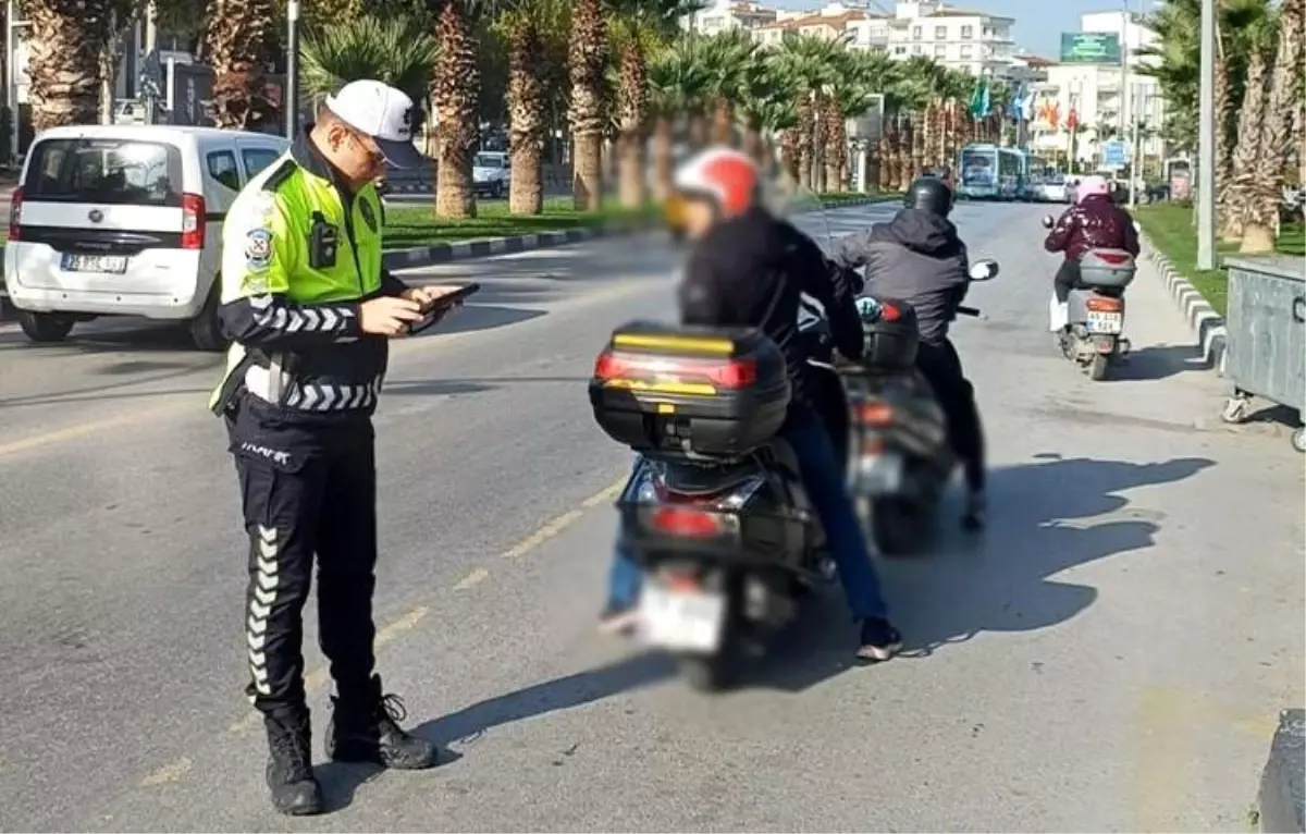 Manisa'da Motosiklet Denetiminde 696 Ceza Kesildi