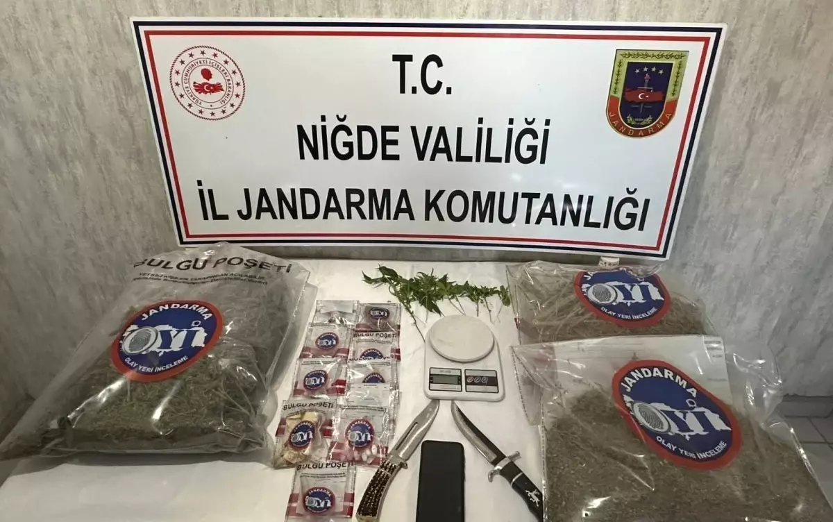 Niğde'de Uyuşturucu Operasyonu: 2 Kilo 251 Gram Ele Geçirildi