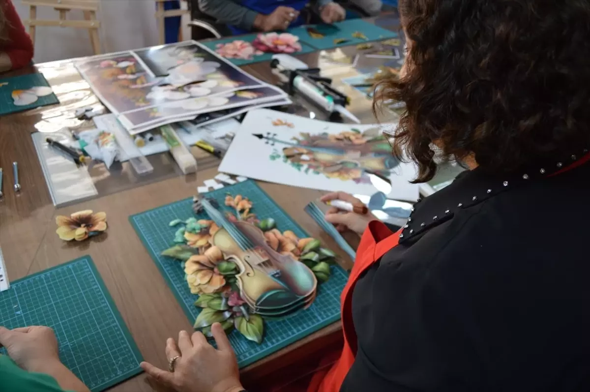 Ordu'da Denetimli Serbestlik Kapsamında Kağıt Rölyef Kursu Başlatıldı