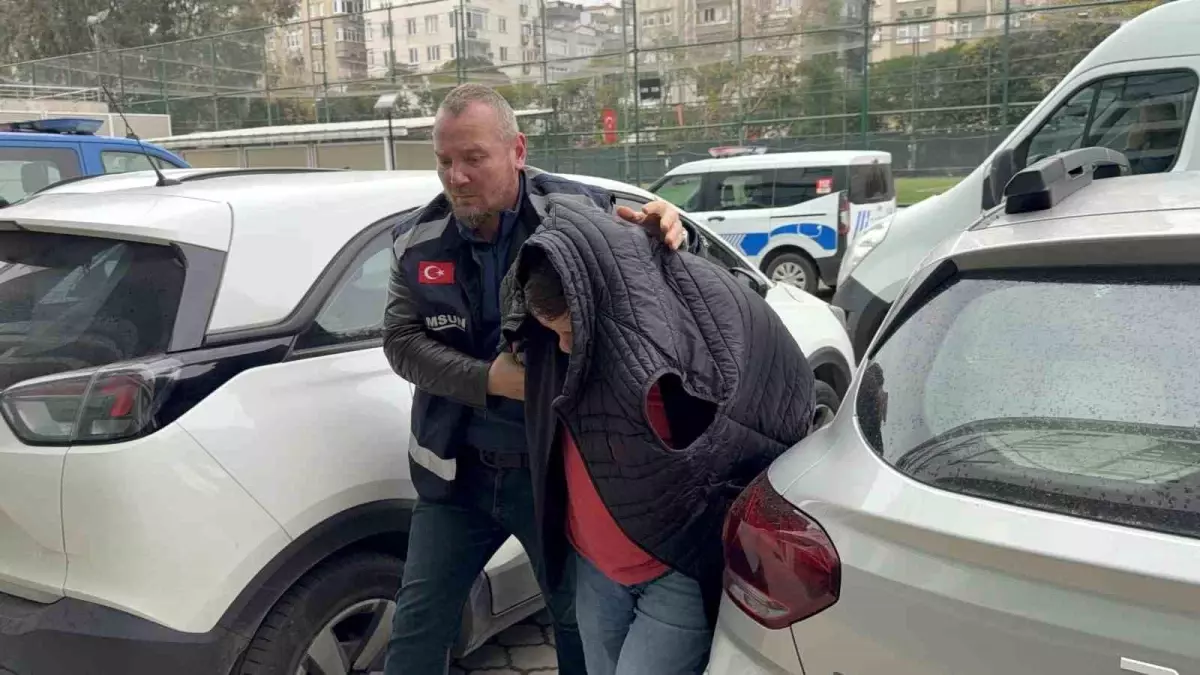 Samsun'da Uyuşturucu ile Yakalanan Şahıs Adliyeye Sevk Edildi