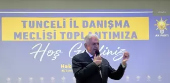 TDT Aksakallar Konseyi Başkanı Yıldırım, Tunceli İl Danışma Meclisi Toplantısı'nda konuştu Açıklaması