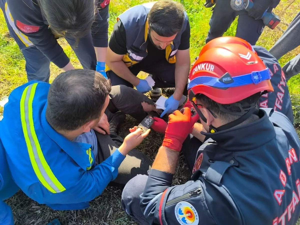 Adana'da Motorlu Testere Kazası: Bir Kişi Kurtarıldı