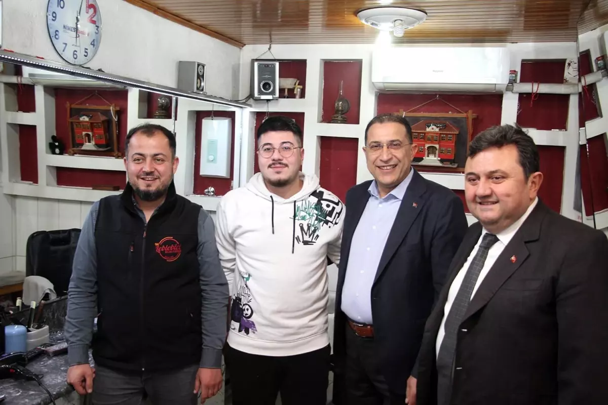 AK Parti İl Başkanı Süleyman Turgut'tan Kula'da Esnaf ve Hane Ziyaretleri