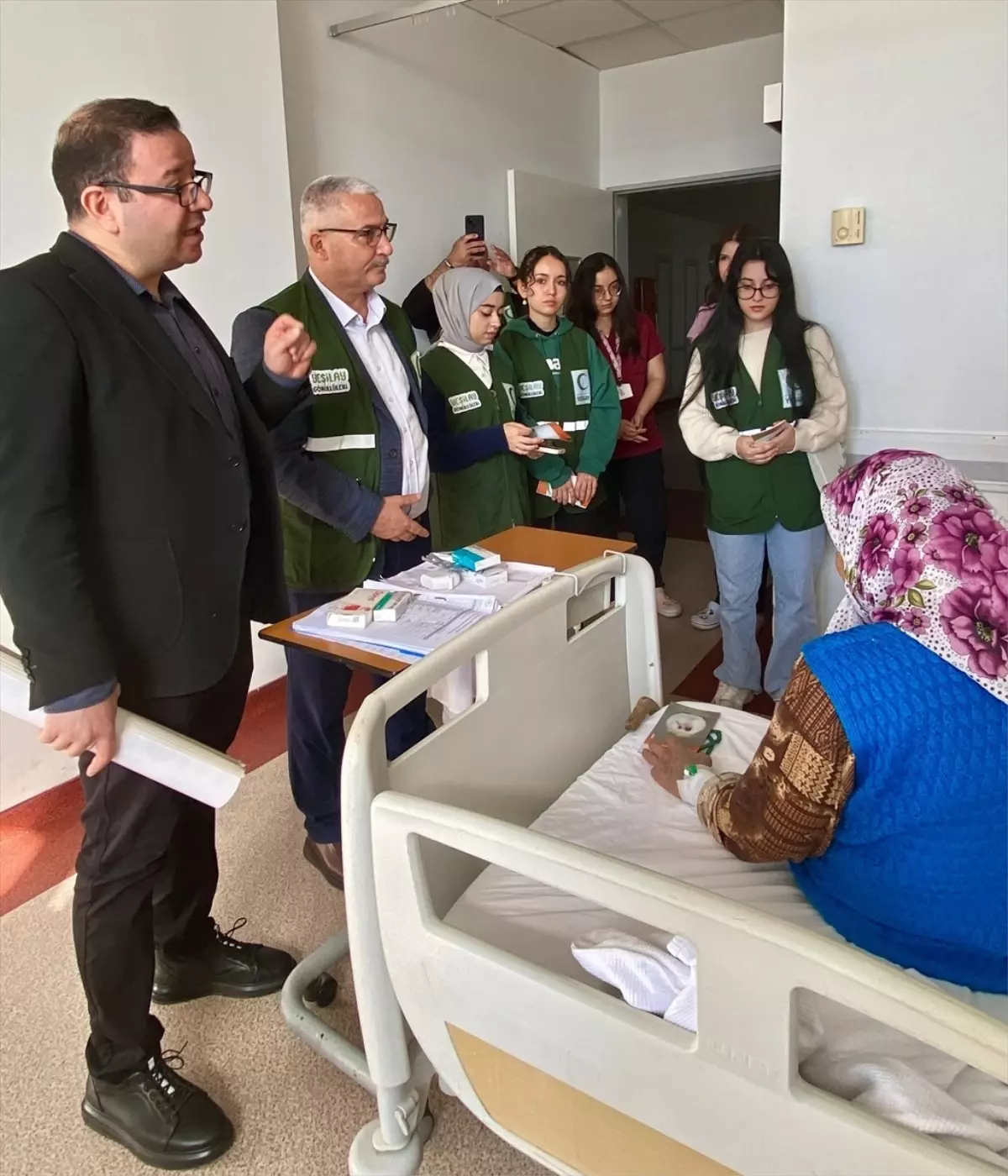 Yeşilay Aydın İl Başkanlığı'ndan Akciğer Kanseri Hastalarına Ziyaret