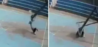 Basketbol oynarken feci şekilde can verdi