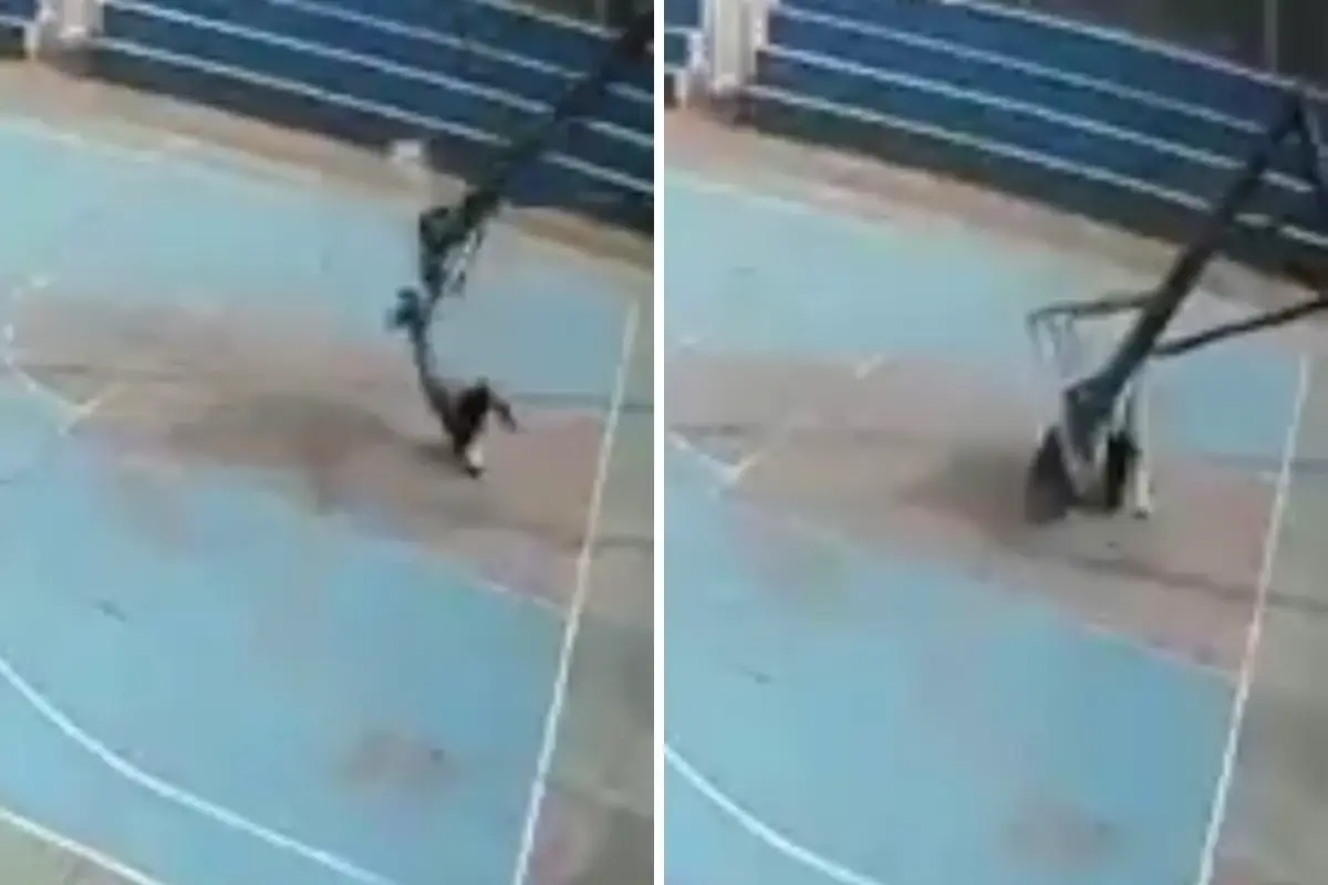 Basketbol oynarken feci şekilde can verdi