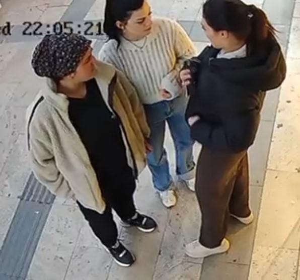 The woman who was stabbed was rescued by shopkeepers with fruit crates