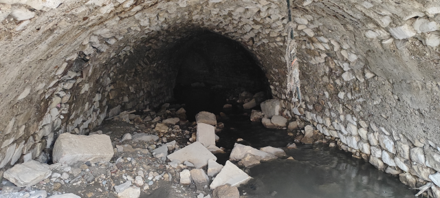 It emerged with the earthquake! They lived on it for years without knowing