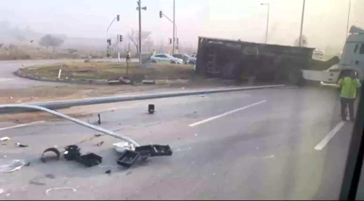 Eskişehir'de Tır Trafiği Olumsuz Etkiledi