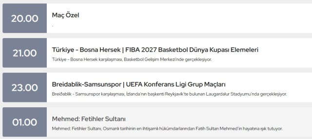 Fenerbahçe Ferençvaroş maçı neden TRT Spor'da, maç TRT 1'de değil mi?