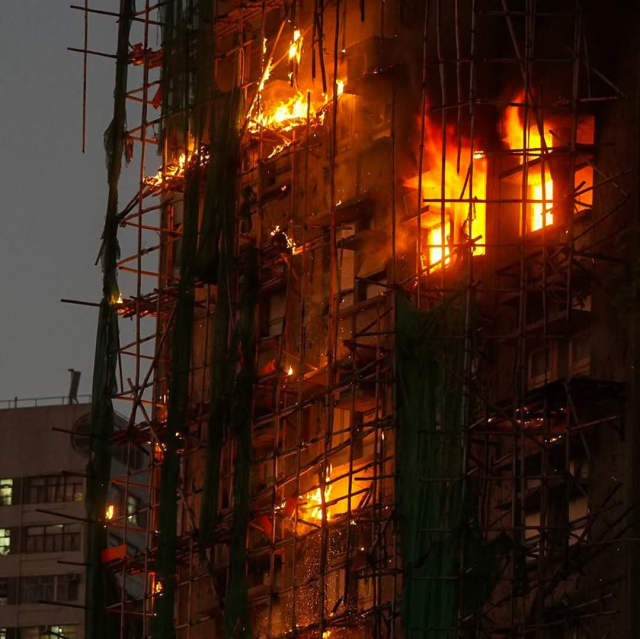 Images from the fire disaster in Hong Kong are horrifying