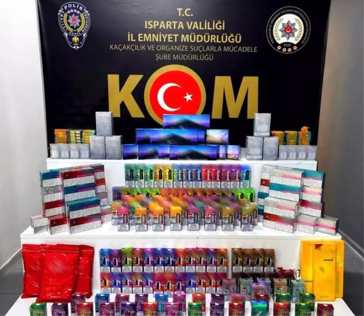 Isparta'da Kaçak Tütün Ürünlerine Operasyon