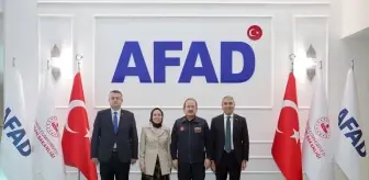 Beypazarı Kaymakamı Coşkun, Afet Başkanı Pehlivan'ı Ziyaret Etti