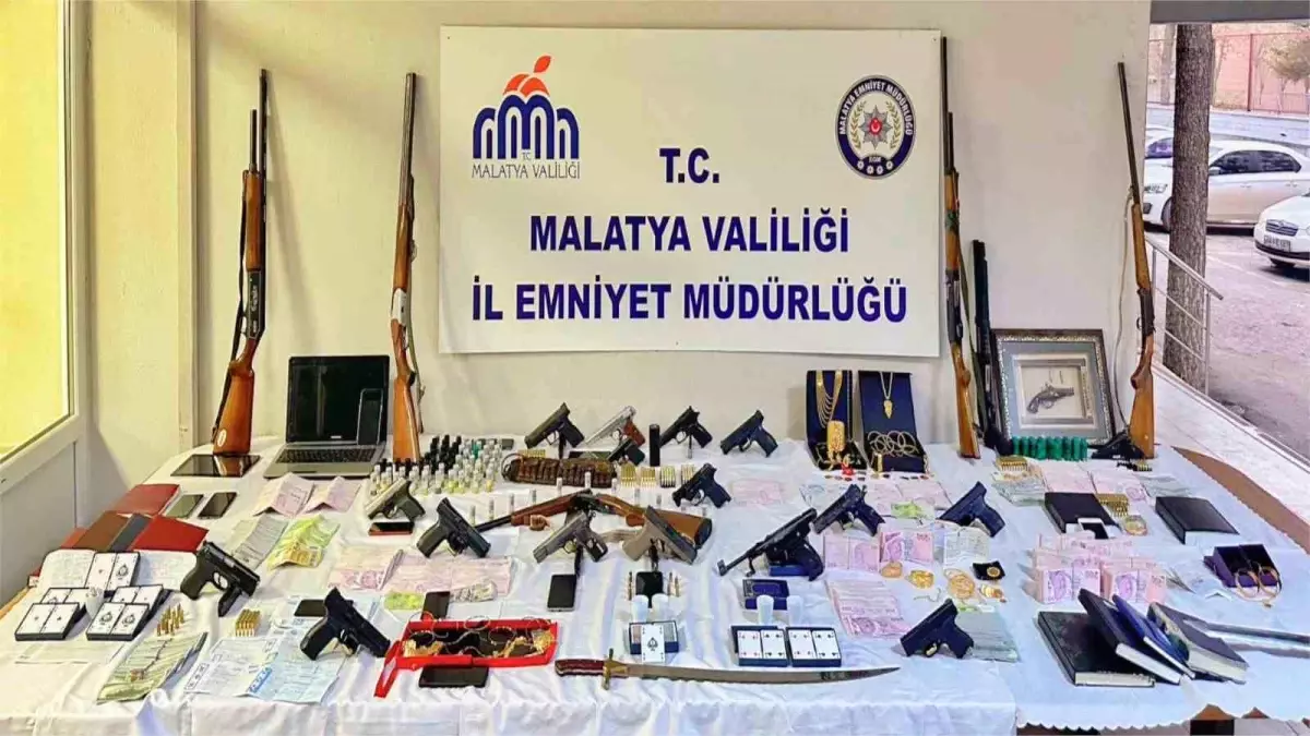 Malatya'da Kumar ve Tefeciliğe Yönelik Operasyon: 31 Gözaltı