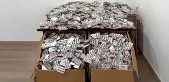 Mersin'de Uyuşturucu Operasyonu: 448 Bin Hap Ele Geçirildi