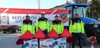 Sinop'ta Çiftçilere Reflektör Dağıtımı ve Bilgilendirme Programı
