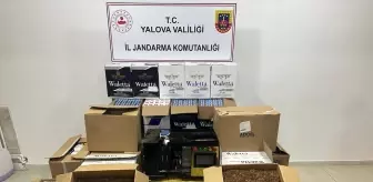 Yalova'da Kaçakçılık Operasyonu: 159 Bin Makaron ve 238 Kilogram Tütün Ele Geçirildi