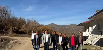 Almus Kaymakamı Emre Çömen, Alan Köyünde KÖYDES Projesi İncelemesi Yaptı