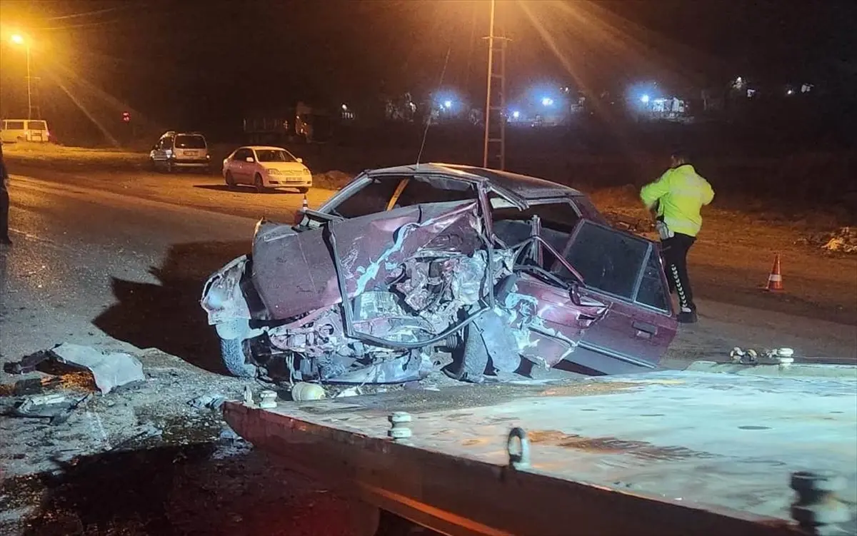 Amasya'da Trafik Kazası: 1 Ölü, 3 Yaralı