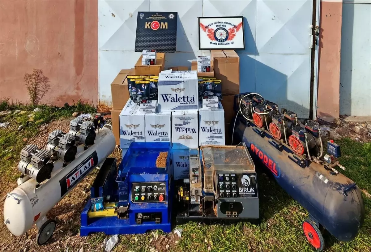 Bilecik'te Kaçakçılık Operasyonu: 98 Bin 400 Makaron Ele Geçirildi