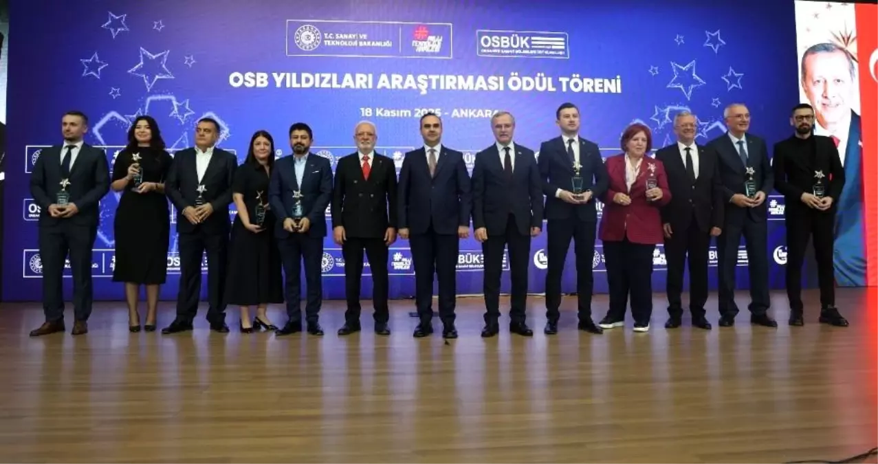 Mekap, OSB Yıldızları Araştırması'nda Ödül Aldı