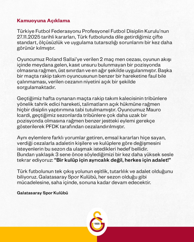 ortalik karisacak galatasaray dan tff ye ederson 19300329 2855 m