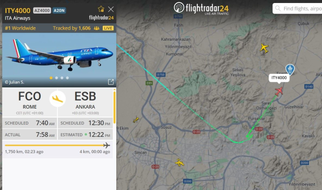 Pope Leo XIV's plane became the most followed flight