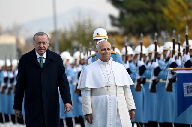 The logo prepared for Pope Leo's visit to Turkey has been shared