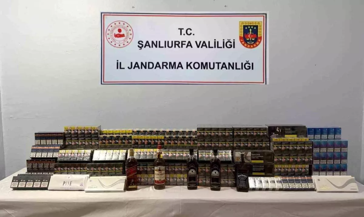 Şanlıurfa'da Gümrük Kaçağı Ürünlere Operasyon