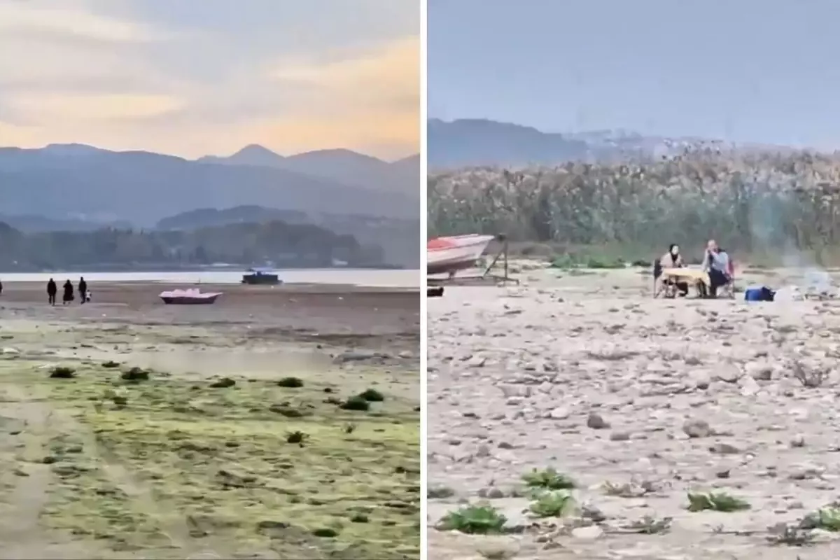 Türkiye'nin ünlü gölü kurumak üzere: 'Suyun olduğu yerde mangal yapıyor'