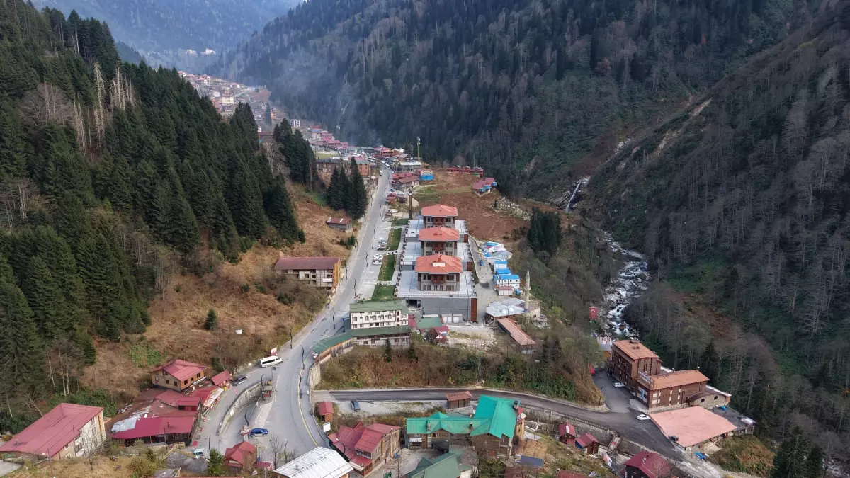 Ayder'de kaplıcanın açılışına sayılı günler kaldı