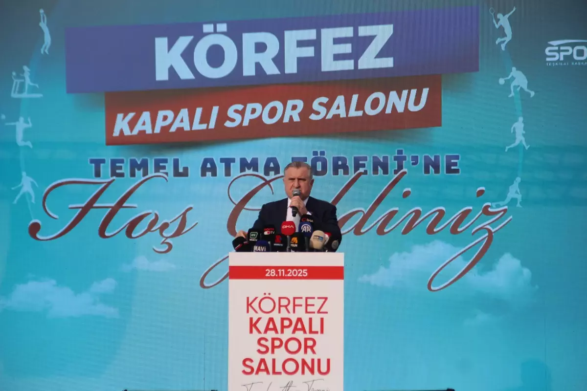 Gençlik ve Spor Bakanı Osman Aşkın Bak Kocaeli'de Yeni Spor Tesisi Temelini Attı