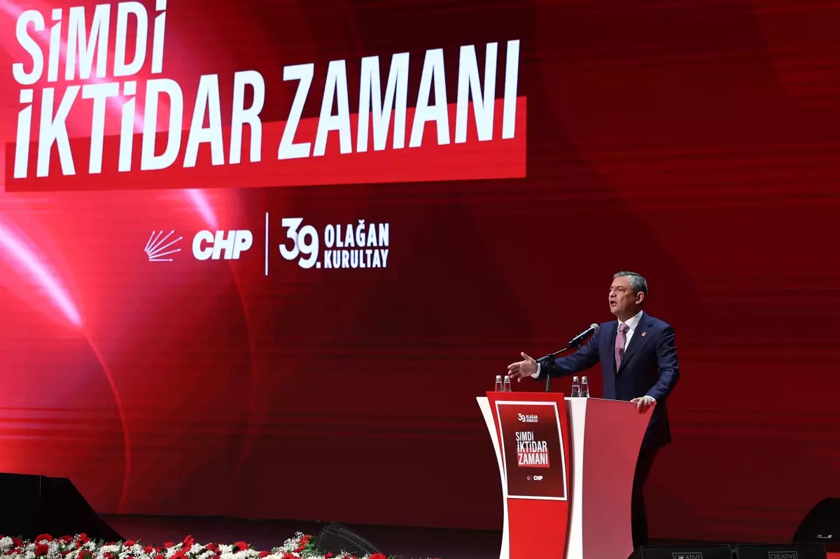 CHP'nin 39. Olağan Kurultayı Başladı