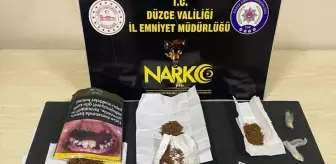 Düzce'de uyuşturucu operasyonunda yakalanan 3 zanlı tutuklandı