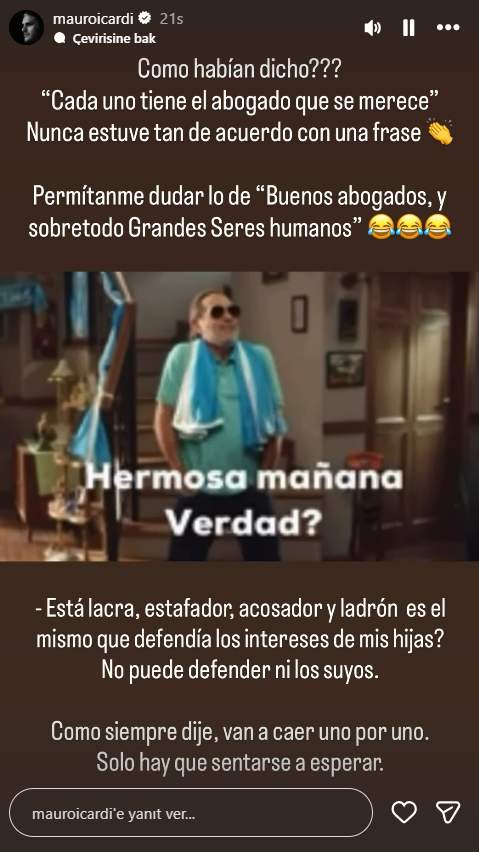 Icardi's shocking posts: Immoral, fraudster, pervert, and thief