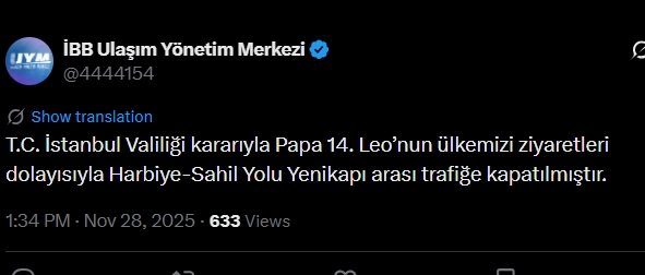Sahil yolu kapalı mı, sahil yolu neden kapalı ne zaman açılacak?