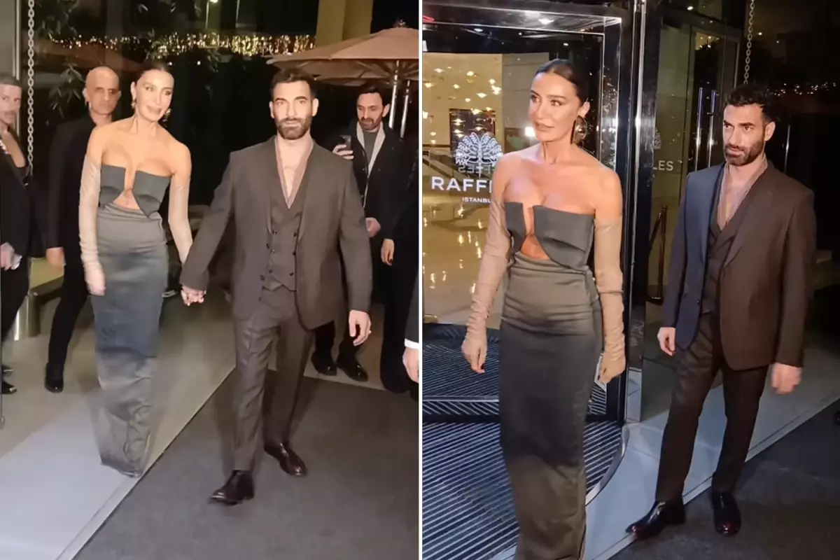 Sıla'nın iddialı elbisesi ve yürüyüşü lansmana damga vurdu