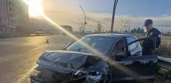 Çerkezköy'de Kaza: Sürücü Yaralandı