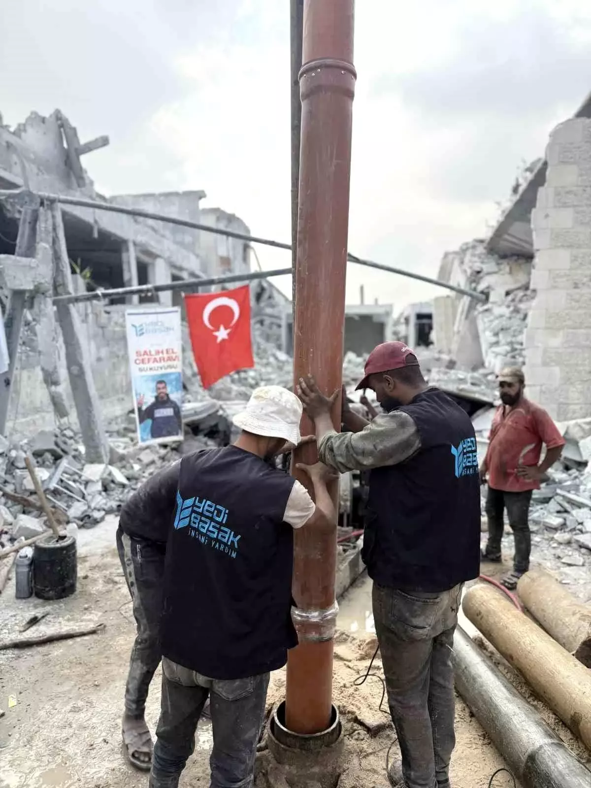 Yedi Başak Derneği Gazze'de İnsani Yardım Çalışmalarını Sürdürüyor