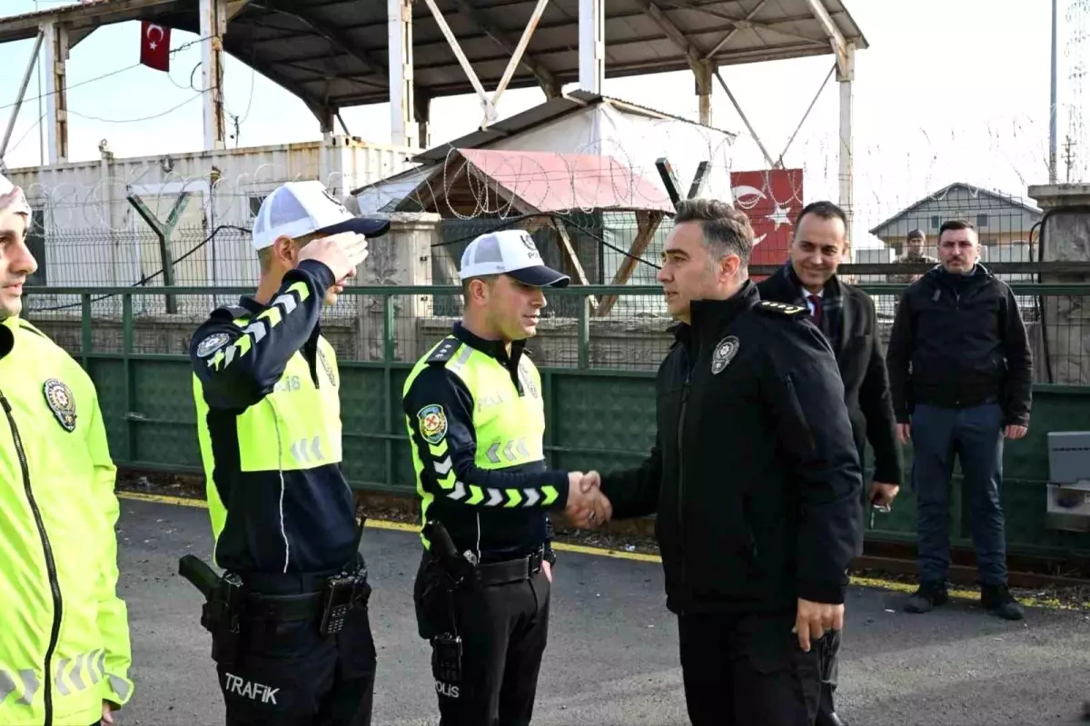 Ağrı Emniyet Müdürü Trafik Güvenliğini İnceledi